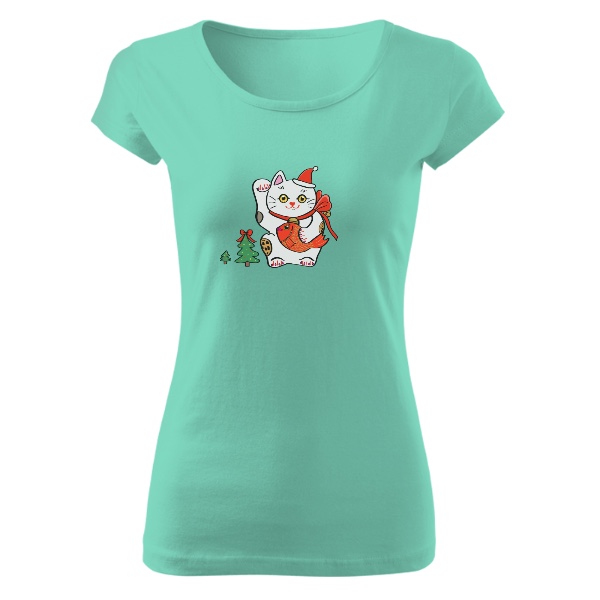 T-shirt Christmas Maneki Neko