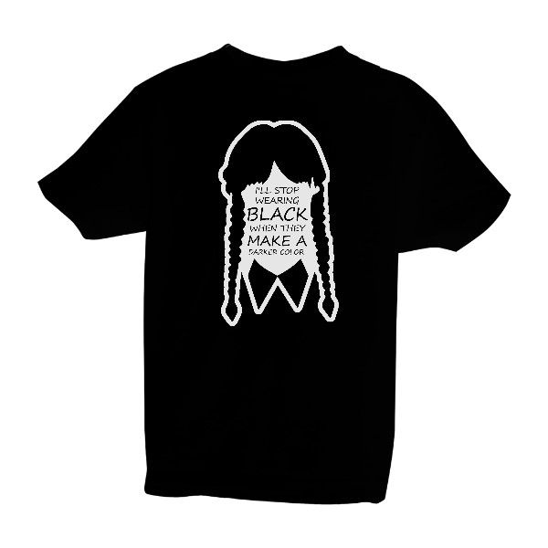 Fluorescent print Wednesday Addams BIO children's
