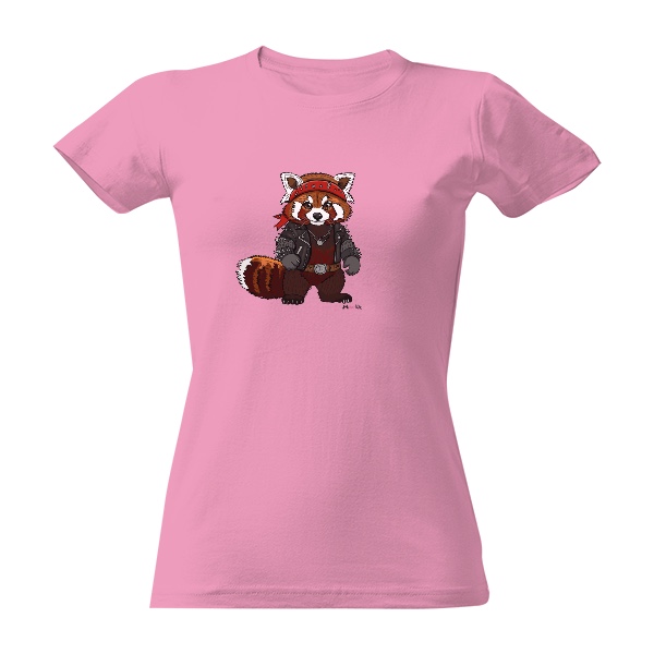 T-shirt Metalhead red panda